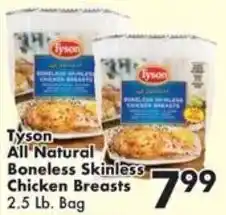 Fairplay Tyson All Natural Boneless Skinless Chicken Breasts offer