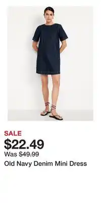 Old Navy Old Navy Denim Mini Dress offer