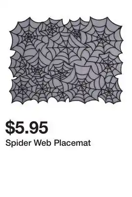 Belk Spider Web Placemat offer