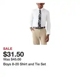 Belk Boys 8-20 Shirt and Tie Set offer