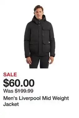 Belk Men's Liverpool Mid Weight Jacket offer