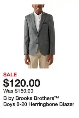 Belk B by Brooks Brothers Boys 8-20 Herringbone Blazer offer