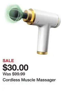 Belk Cordless Muscle Massager offer