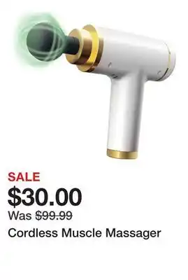 Belk Cordless Muscle Massager offer