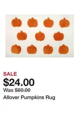 Belk Allover Pumpkins Rug offer