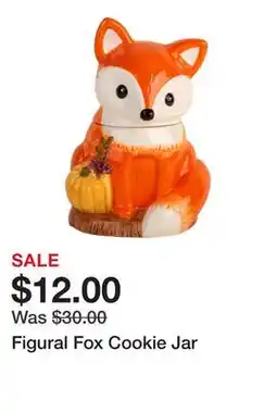 Belk Figural Fox Cookie Jar offer