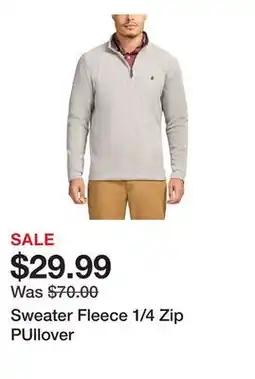 Belk Sweater Fleece 1/4 Zip PUllover offer