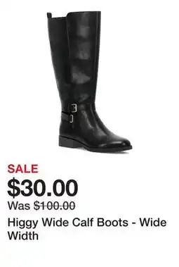 Belk Higgy Wide Calf Boots - Wide Width offer