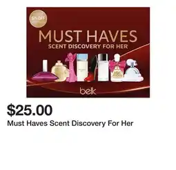 Belk Must Haves Scent Discovery For Her offer