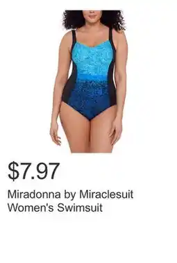 Costco Miradonna by Miraclesuit Women's Swimsuit offer