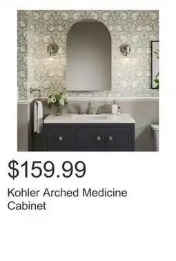 Costco Kohler Arched Medicine Cabinet offer