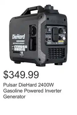 Costco Pulsar DieHard 2400W Gasoline Powered Inverter Generator offer