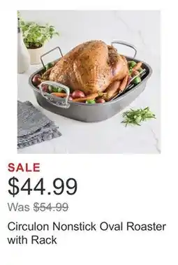 Costco Circulon Nonstick Oval Roaster with Rack offer