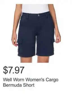 Costco Well Worn Women's Cargo Bermuda Short offer