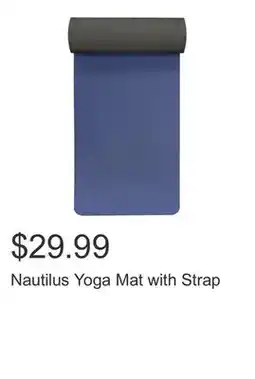 Costco Nautilus Yoga Mat with Strap offer