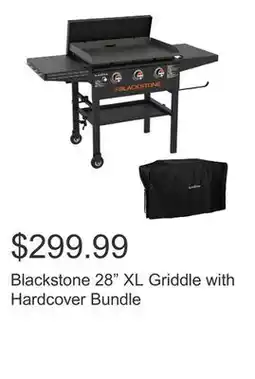 Costco Blackstone 28 XL Griddle with Hardcover Bundle offer