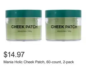 Costco Mania Holic Cheek Patch, 60-count, 2-pack offer