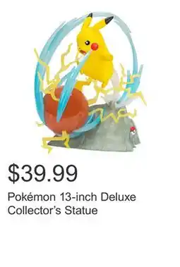 Costco Pokémon 13-inch Deluxe Collector's Statue offer