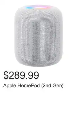 Costco Apple HomePod (2nd Gen) offer