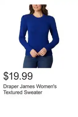 Costco Draper James Women's Textured Sweater offer