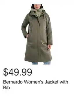Costco Bernardo Women's Jacket with Bib offer