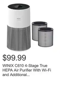 Costco WINIX C610 4-Stage True HEPA Air Purifier With Wi-Fi and Additional Filter offer