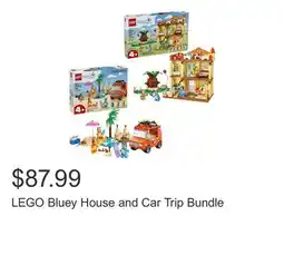 Costco LEGO Bluey House and Car Trip Bundle offer