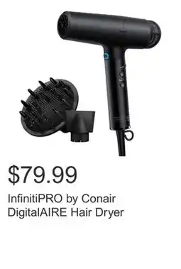 Costco InfinitiPRO by Conair DigitalAIRE Hair Dryer offer