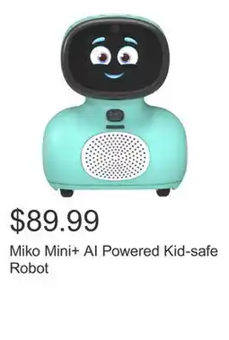 Costco Miko Mini+ AI Powered Kid-safe Robot offer