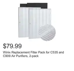 Costco Winix Replacement Filter Pack for C535 and C909 Air Purifiers, 2-pack offer