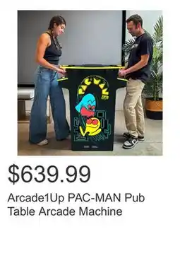 Costco Arcade1Up PAC-MAN Pub Table Arcade Machine offer