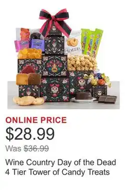 Costco Wine Country Day of the Dead 4 Tier Tower of Candy Treats offer