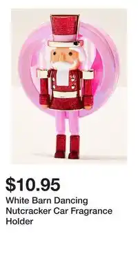 Bath & Body Works White Barn Dancing Nutcracker Car Fragrance Holder offer