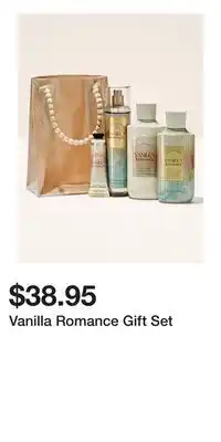 Bath & Body Works Vanilla Romance Gift Set offer