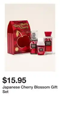 Bath & Body Works Japanese Cherry Blossom Gift Set offer