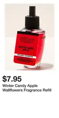Bath & Body Works Winter Candy Apple Wallflowers Fragrance Refill offer