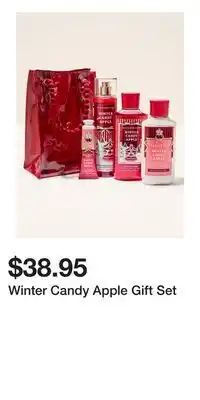 Bath & Body Works Winter Candy Apple Gift Set offer