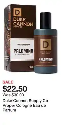 Ulta Beauty Duke Cannon Supply Co Proper Cologne Eau de Parfum offer
