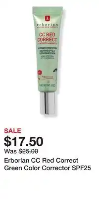 Ulta Beauty Erborian CC Red Correct Green Color Corrector SPF25 offer