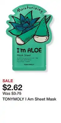 Ulta Beauty TONYMOLY I Am Sheet Mask offer