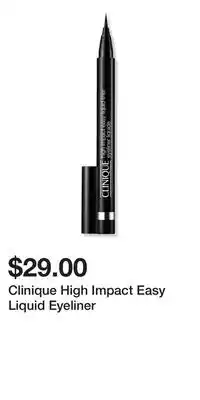 Ulta Beauty Clinique High Impact Easy Liquid Eyeliner offer