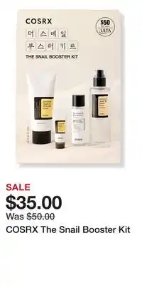 Ulta Beauty COSRX The Snail Booster Kit offer