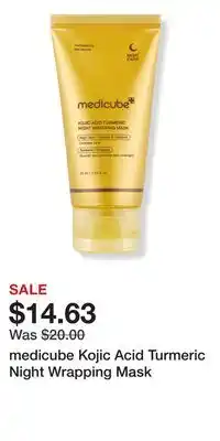 Ulta Beauty medicube Kojic Acid Turmeric Night Wrapping Mask offer