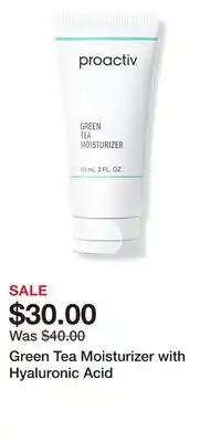 Ulta Beauty Green Tea Moisturizer with Hyaluronic Acid offer