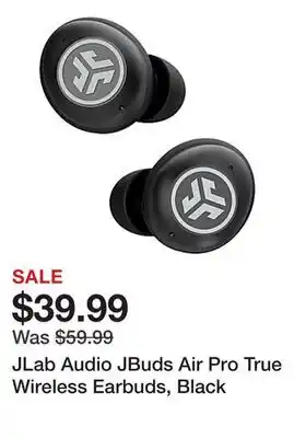 Office Depot JLab Audio JBuds Air Pro True Wireless Earbuds, Black offer