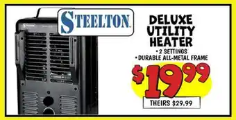 Ollie's STEELTON. DELUXE UTILITY HEATER offer