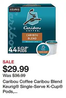 Office Depot Caribou Coffee Caribou Blend Keurig Single-Serve K-Cup Pods, Medium Roast, Case of 44 K-Cup Pods offer