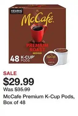 Office Depot McCafe Premium K-Cup Pods, Box of 48 offer