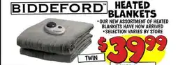 Ollie's HEATED BLANKETS offer