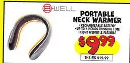 Ollie's PORTABLE NECK WARMER offer